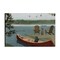 Stupell Industries Dogs on Lake Dock Canvas Wall Art Design by James Wiens